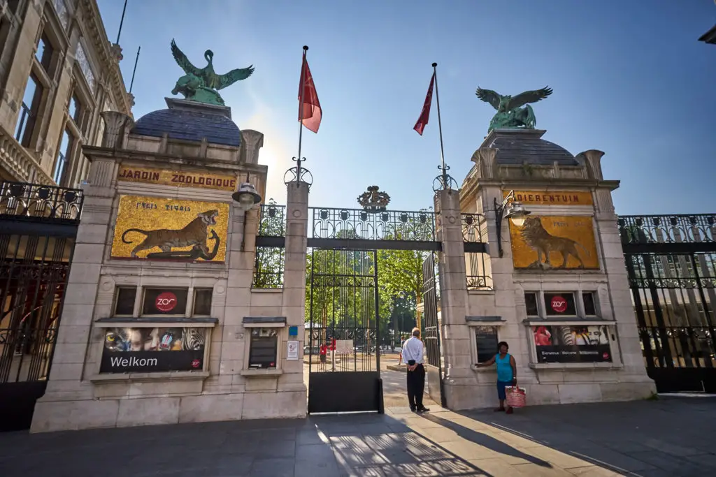 entrée zoo d'Anvers